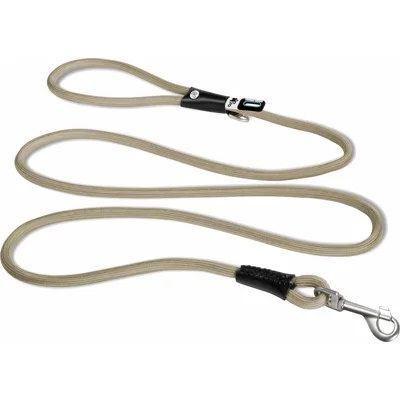 Curli Stretch Comfort Leash - Tan - L