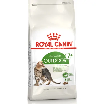 6x Royal Canin Kattenvoer Droog Outdoor 7+ 2 kg