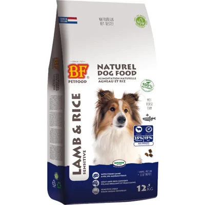 Biofood Lam & Rijst Hond 12,5 kg