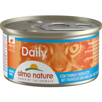 Almo Nature Dailymenu kat mousse tonijn en kabeljauw 85gr