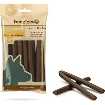 Beeztees hondensnack lam & rijst rolls 150 gram