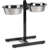 Beeztees Voerbak Standaard RVS Bak 25cm Zwart product name