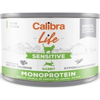 Calibra Life Cat Adult Sensitive Monoprotein Konijn natvoer kat 6x200gr