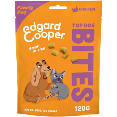 Edgard & Cooper Bites Small Kip hondensnacks 120 gram