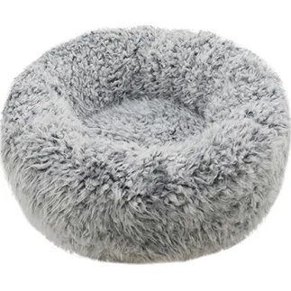 Rosewood hondenmand silver fluff grijs 66x66 cm