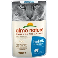 Almo Nature Sterilised met kabeljauw natvoer kat (70 g) 30 x 70 g