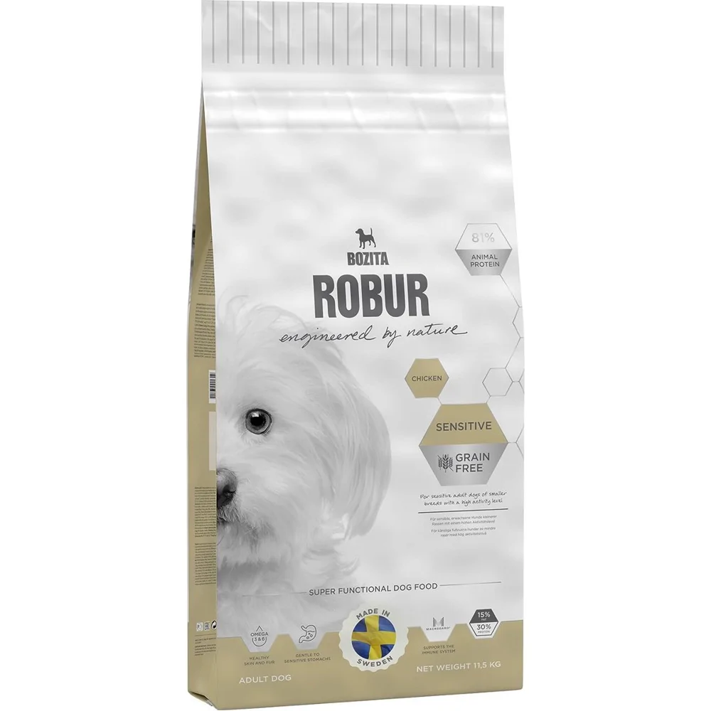 Bozita Robur Sensitive kip hondenvoer 11,5 kg