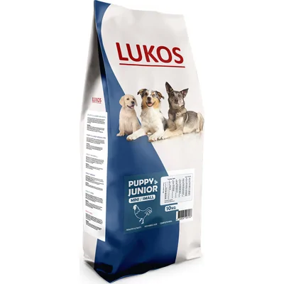 Lukos Premium hondenvoer probeerverpakkingen Puppy & Junior Mini/Small 3 kg