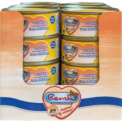 24x Renske Paté Kattenvoer Nat Kip 70 gr