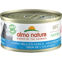 48x Almo Nature HFC Natural Kattenvoer Nat Blikje Atlantische Tonijn 70 gr