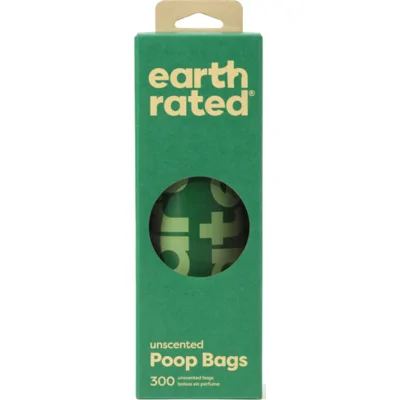 Earth Rated Eco Poepzakjes Dispenser Tissue Stijl Geurloos 300 zakjes