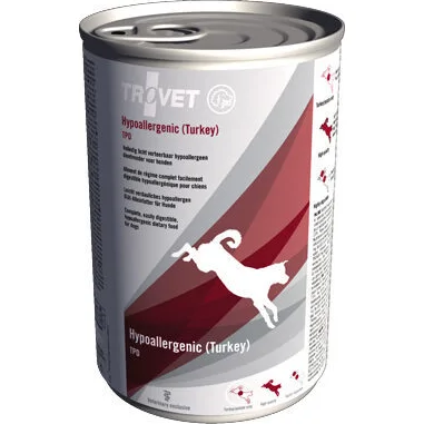 TROVET Hypoallergenic TPD (Turkey) - Hond - Blik - 6 x 400 g