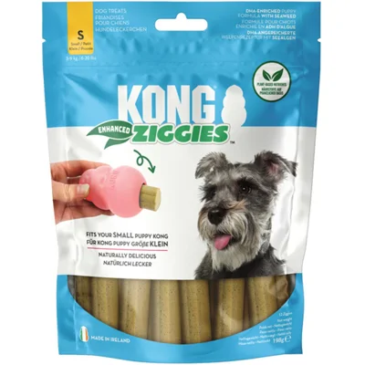KONG Ziggies Enhanced Puppy - S - 12 stuks