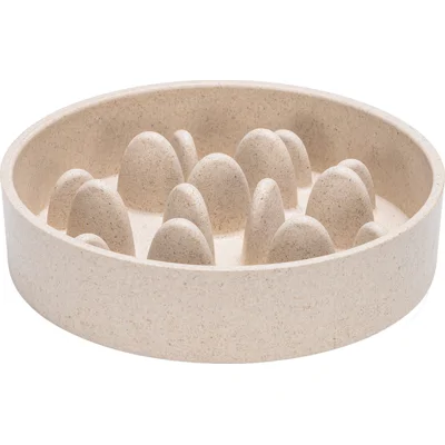 Designed by Lotte Bamboo Anti-Schrokbak Pom - Kat - Beige