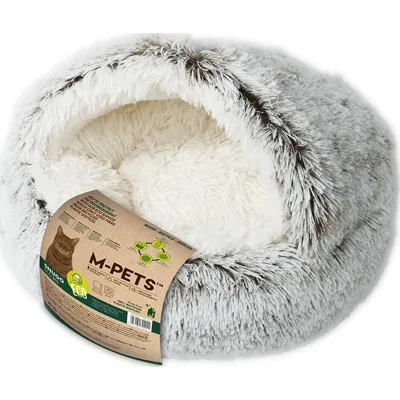 M-PETS - Snugo Eco Kattenbed - Grijs - 50 x 30 cm