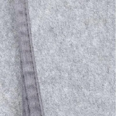 Doctor Bark Fleece Knuffeldoekje - M -  Grijs Gemêleerd