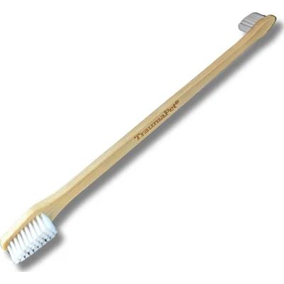 TraumaPet Bamboo Dubbel-zijdige Tandenborstel