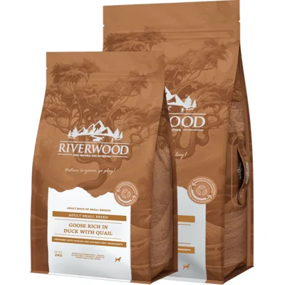 Riverwood Small Breeds Adult Dog - Gans & Eend met Kwartel - 6 kg