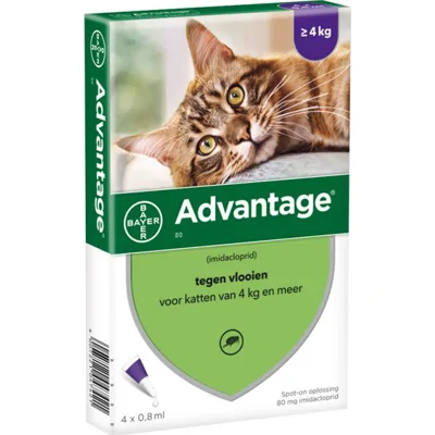 Advantage 80 Kat 4-8 kg 4 pipetten