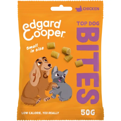 Edgard & Cooper Bites Small Kip hondensnacks 50 gram