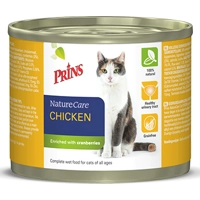 Prins NatureCare Kip kattenvoer 200gr