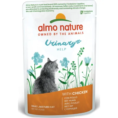 Almo Nature Urinary Help met kip natvoer kat (70 g) 30 x 70 g