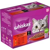 Whiskas 7+ Classic Selectie in saus multipack (12 x 85 g) 1 verpakking (12 x 85 g)
