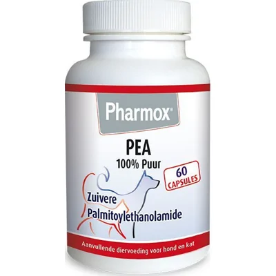 Pharmox HK PEA 100% Puur voor hond en kat 60 tabletten