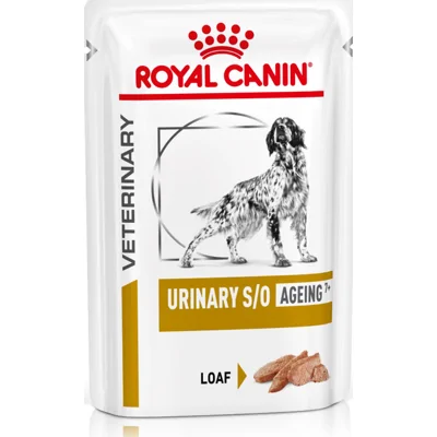 Royal Canin Veterinary Urinary S/O Ageing 7+ natvoer hond (paté) 1 doos (12 x 85 g)