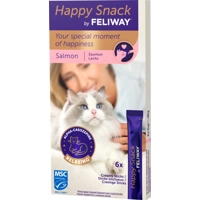 11x Feliway Happy Kattensnack Zalm 6 x 15 gr