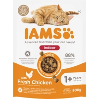 5x IAMS Kat Adult Indoor Kip 800 gr