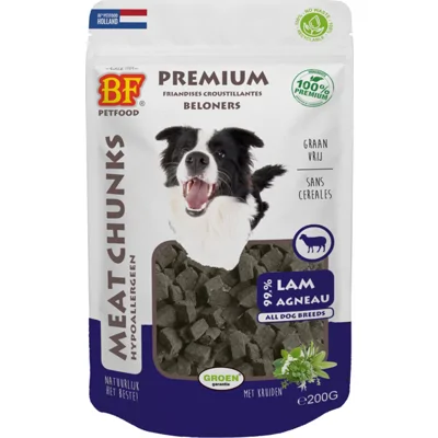 BF Petfood Meat Chunks Lam 200 gr