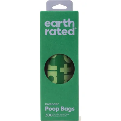 Earth Rated Eco Poepzakjes Dispenser Tissue Stijl Lavendel 300 zakjes