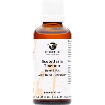 Groene-os De Groene Os - Scutellaria Tinctuur - Hond/Kat