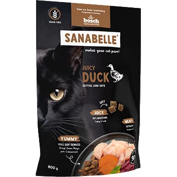 Sanabelle Juicy Kattensnack - Eend - 800 g