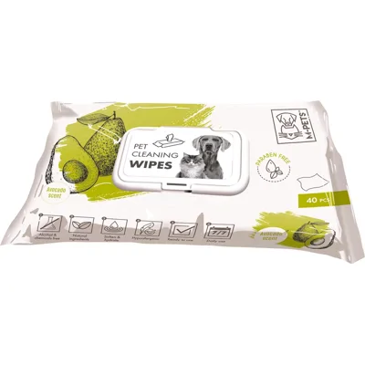 M-Pets Wipes Avocado - 40 stuks