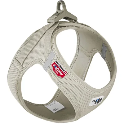 Curli Vest Harness Clasp Air-Mesh - Beige - L