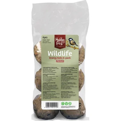 HobbyFirst Buitenvogelvoer Wildlife Mezenbollen 6x80 gr