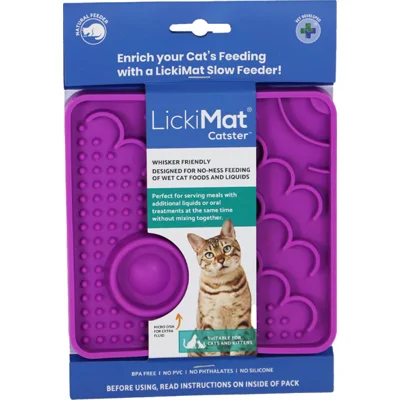 LickiMat Catster - Paars
