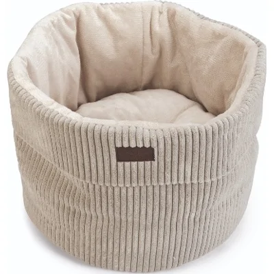 Designed By Lotte Kattenmand Ribbed lichtgrijs 50x50x35cm