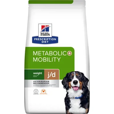 Hill's Prescription Diet J/D Metabolic + Mobility Weight Management hondenvoer met Kip 1.5kg zak