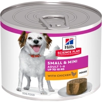 Hill's Science Plan Small & Mini Mousse Adult Kip natvoer hond 12x200 gram