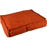 Kussen rechthoekig velvet copper rood M - 76x56x13