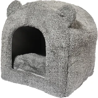 Rosewood kattenmand iglo teddy grijs 38x38x40 cm