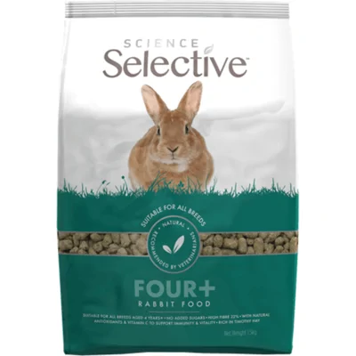 4x Supreme Science Selective Rabbit Konijnenvoer Mature 1,5 kg