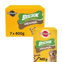7x Pedigree Biscrok Gravy Bones Hondensnack 400 gr