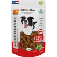 BF Petfood Meat Chunks Rund - Hert 200 gr