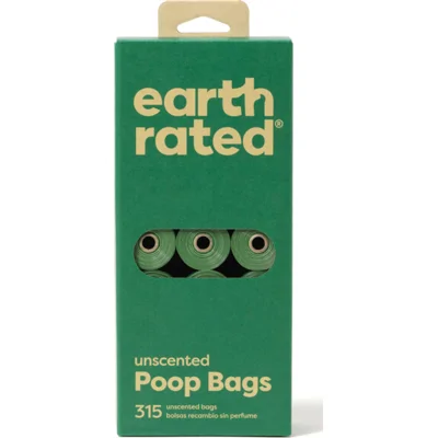 Earth Rated Eco Poepzakjes Geurloos 21 x 15 zakjes