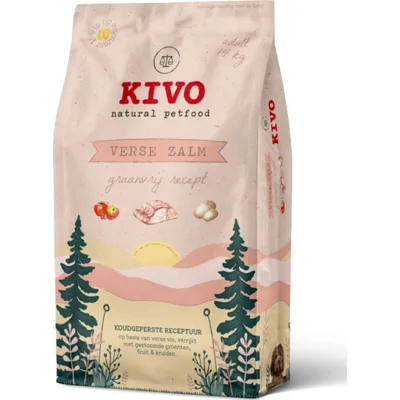 Kivo Verse Zalm Graanvrij 14 kg
