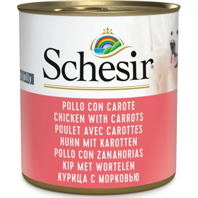 Schesir Hondenvoer Kip Wortel in Gelei 285 gr